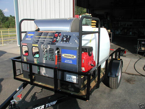 Trailer Mounted Portable Self Contained Hot Water Machine