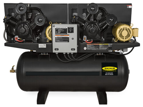 120-Gallon Two Stage Electric Duplex Series - 10.0 HP