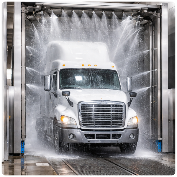 fleet wash equipment spray arch